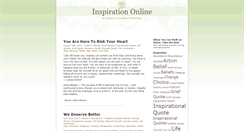 Desktop Screenshot of inspirationonline.com